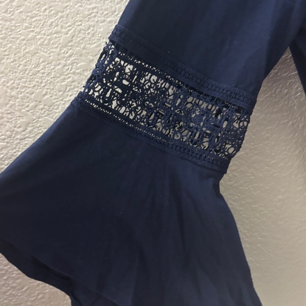Elegant Blue Women's Dress